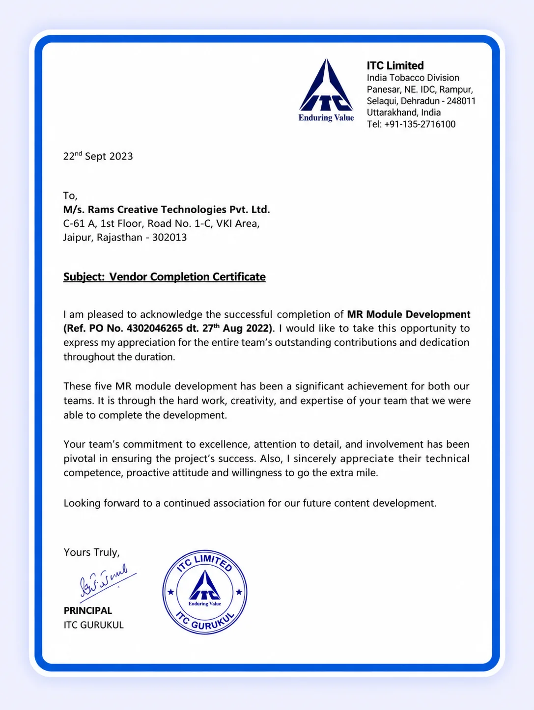 Certificate 9